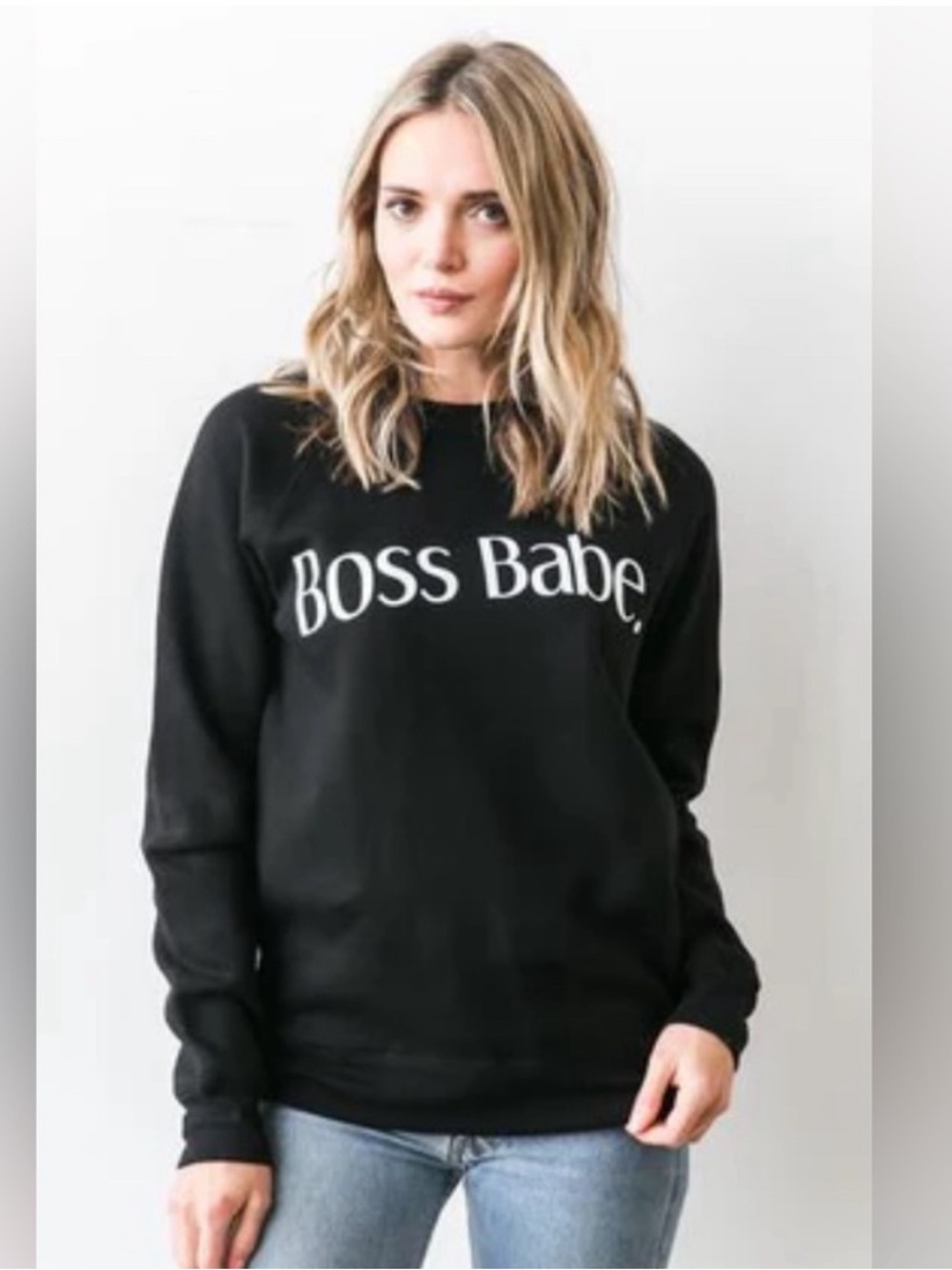 EUC Brunette the Label Crewneck M/L